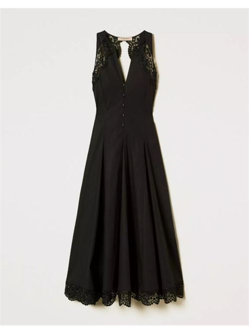 LONG DRESS TWIN SET | 251TT209000006 NERO